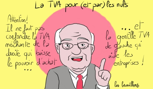 Michel Sapin PS UMP TVA sociale hausse